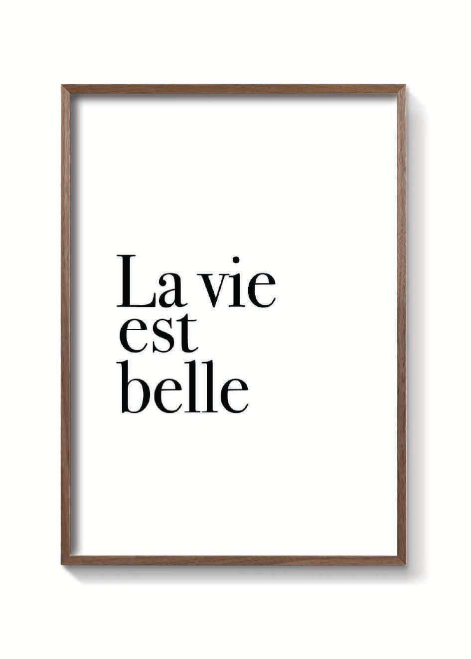 LA VIE EST BELLE