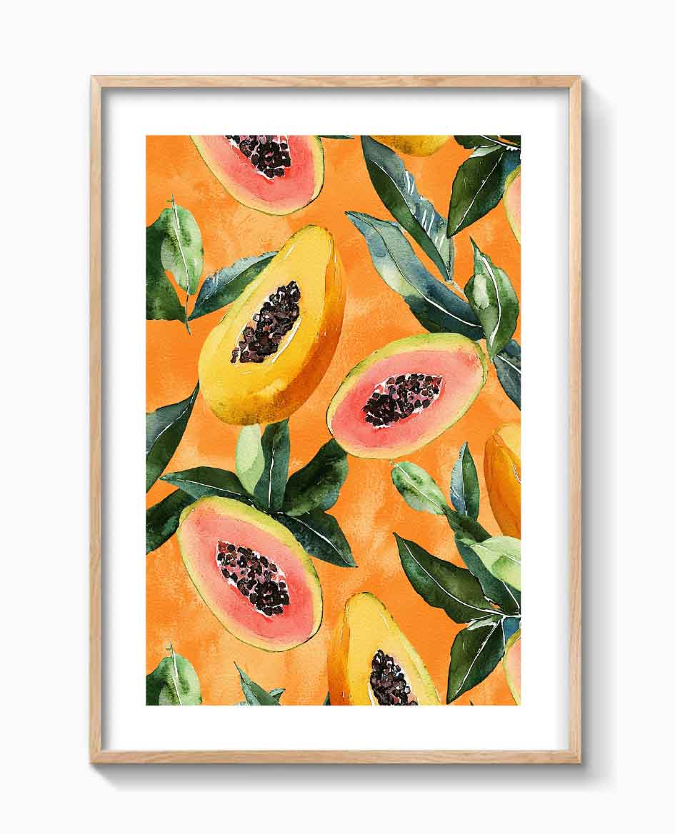 PAPAYA & HOJAS